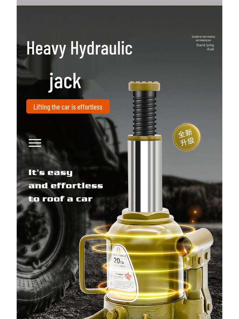 100T Heavy-Duty Vertical Hydraulic Hand-Operated Car Jack