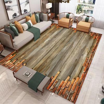 3D Stereo Visual Living Room Carpet Creative Art Design Indoor Home Decor Large Area Rug Non Slip Floor Mat for Unique Home