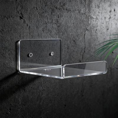 Acrylic Floating Shelves 3 Pieces Display Rack Bathroom Makeup Shelves for Renters Designers Students Office Shop Hotel Bathroom