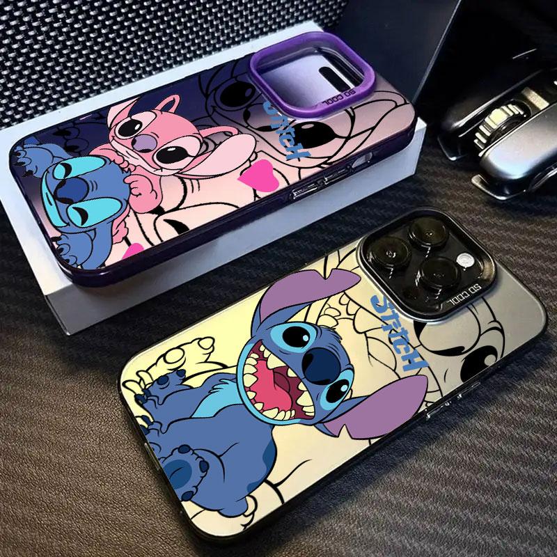 Lilo Stitch Cartoon Phone Case For iPhone 11 12 13 14 15 16 17 Pro Max 16e 17E 17 Air Plus 13 Mini Shockproof Fundas Back Cover