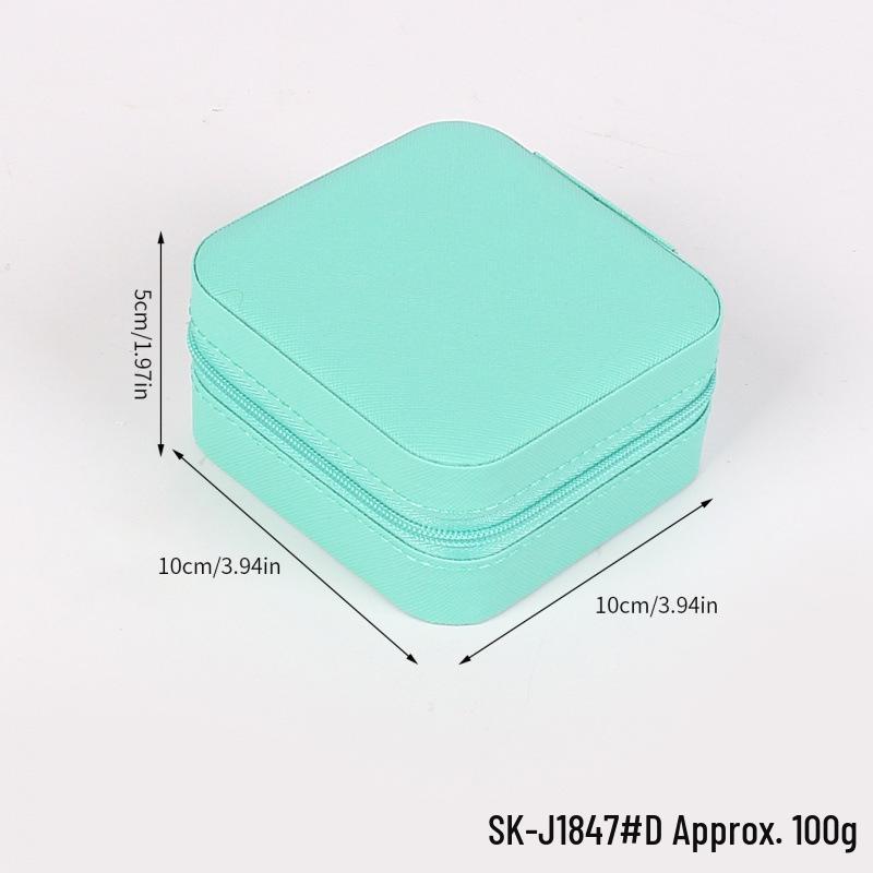 

Velvet Lockable Jewelry Box - Simple Style Travel & Storage Solution