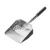 Ergonomic Sand Scoop Stainless Steel Sifting Tool Durable Beach Spade for Shell Collecting and Cat Litter Cleaning