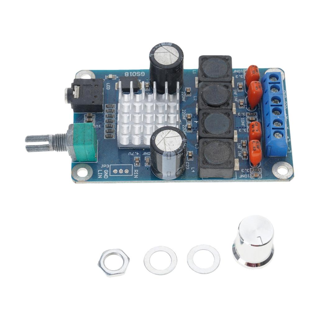 12V-24V 50Wx2 Digitaler Sound-Leistungsverstärkerplatine Zweikanal Stereo-Leistungs-Subwoofer-Platine für Heimkino-Projekt