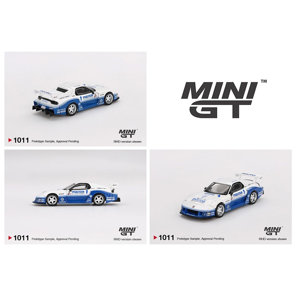 MINI GT 164 Scale MiJo TOYS - MAZDA RX-7 LB-SUPER SILHOUETTE IMSA MGT01011-BL