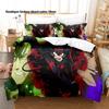 Anime Black Clover Asta Bedding Set 3D Printed Duvet Cover Pillowcase For Otaku Bedroom Home Textile Twin Full Queen King Size