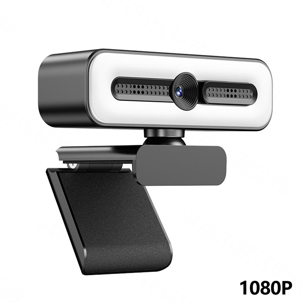 

4K Webcam with Light for PC/Laptop 1080P 2K HD Streaming Camera Desktop Video Conferencing Webcam for Online Classes 1080P