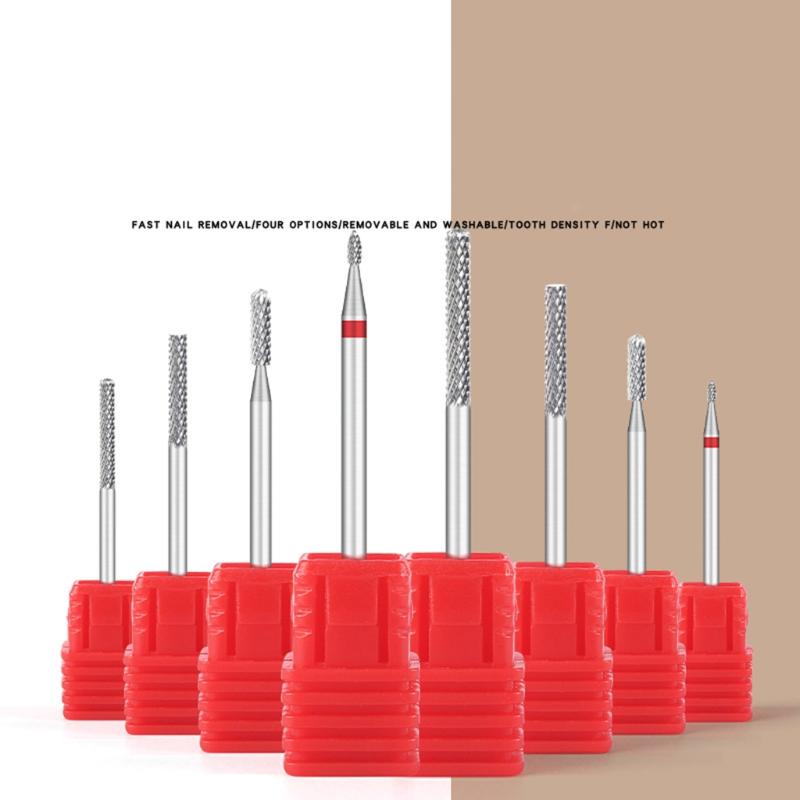 Nail Drill Bits Cuticle Electric Nail File Acrylic Nail Art Tools Gel Remover for Manicure Pedicure Accessory Home Salon