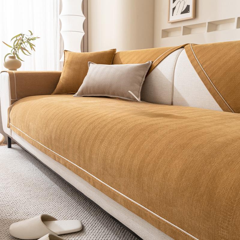 Chenille Sofa Cushion Four Seasons Universal Backrest Towel Cover Cloth Non-Slip Sofa Cover All-Inclusive Universal Cushion Sofa Cover