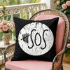 Band  SSeconds of SSummerS Cushion Cover Soft Plush Throw Pillow Cover DoubleSided Decorative Case Sofa Bedroom Home Decor