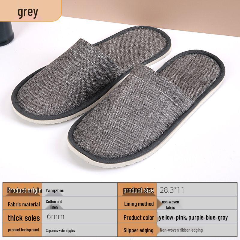 Thickened Anti-slip Disposable Hotel and Home Guest Slippers