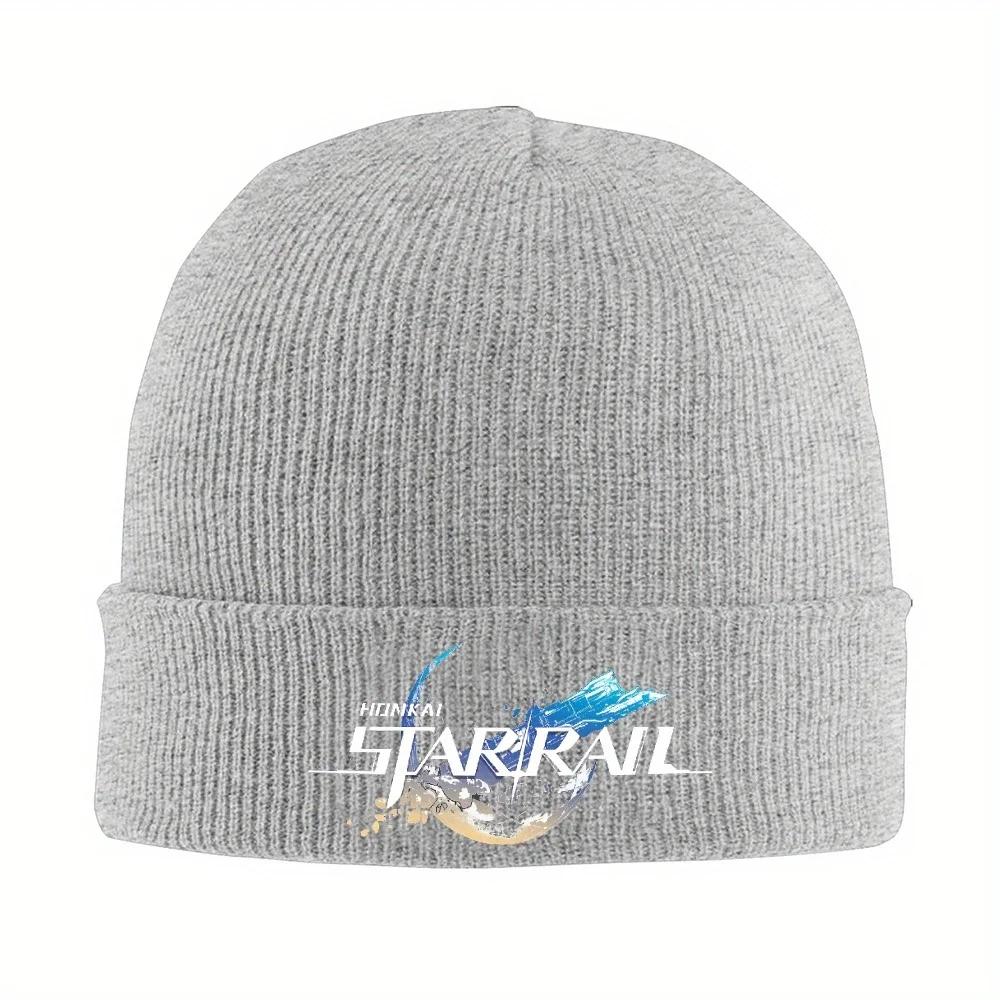 pc Honkai Star Rail Logo Game Beanie Hat For Warm Winter Skull Knitting Hat Cap