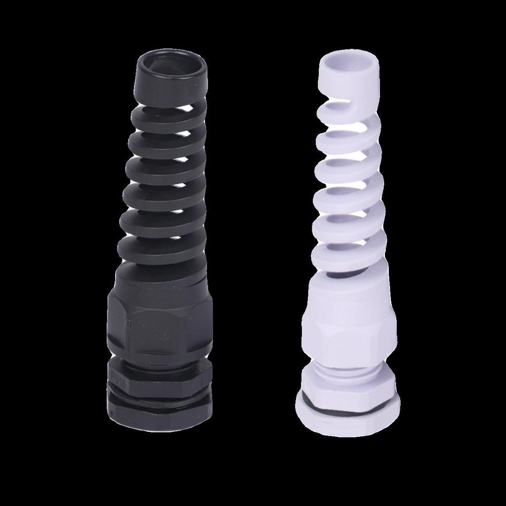 Nylon Waterproof Anti-bend Cable Gland Connector M12/16