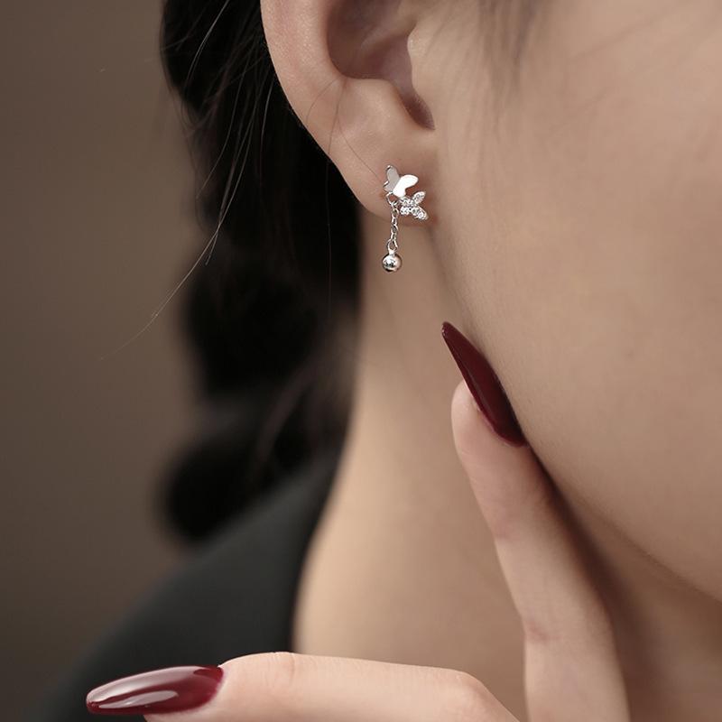 Exquisite Schmetterling Quaste Ohrstecker - Süßes Luxusgeschenk für Frauen