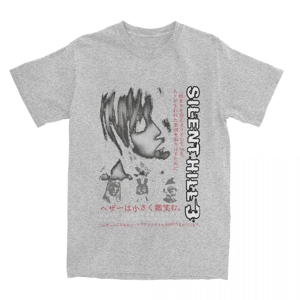 Novelty Horror Game Silent Hill 3 T Shirt Men Women's  Heather Mason Tees Shirt Summer Clothes
