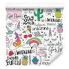 Animals, Fruits and Rainbows Wallpaper for Living Room and Bedroom 50x1000