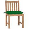 VidaXL Lot de 6 Chaises de Jardin avec Coussins, Sièges de Terrasse, Chaises de Salle à Manger, Meubles de Patio Extérieur, 3073135