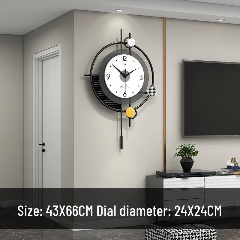

Современные бесшумные настенные часы для гостиной - стильные декоративные часы