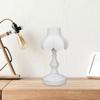 Flower Night Lamp Bedroom   Retro Table Bedside LED Eye Protective Light Rechargeable for Studying