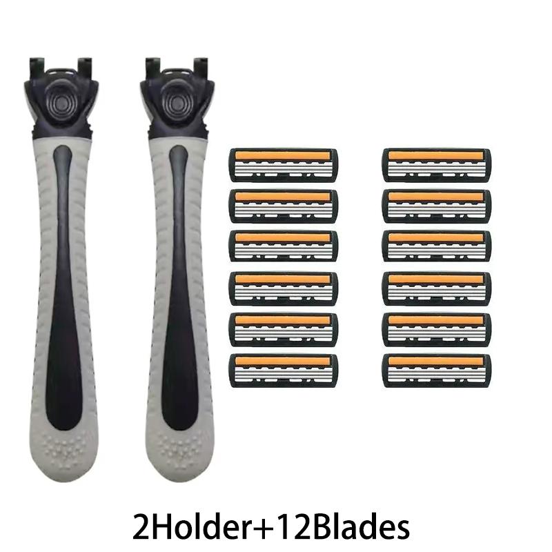 3-warstwowe Bezpieczeństwo Klasyczne Manualne Maszynki Wymienne Ostrza Ostrze do Golenia na Mokro Nóż do Usuwania Włosów z Ciała i Twarzy