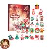 2025 Christmas Advent Calendar 24 Days Countdown Calendar with 24 Pcs Collectible Figures Classic Christmas Dolls Set Holiday Gifts for Boys Girls