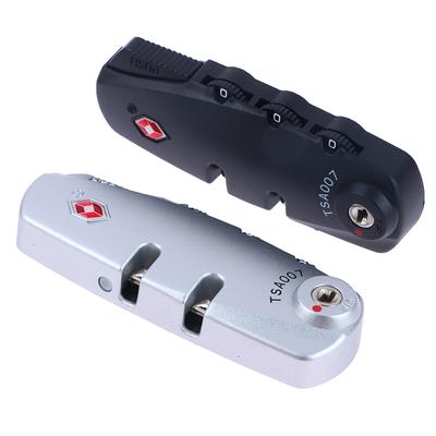Innovative Security Tool For Travel Suitcase Luggage Portable Black Tsa Padlock 3 Digit Customs Password Combination Lock