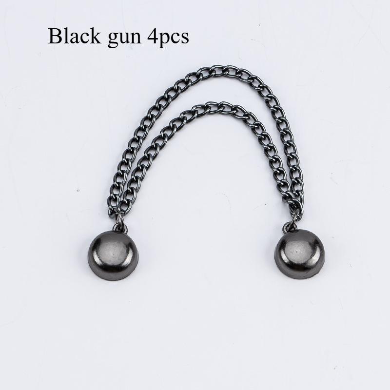 4Pcs/1pc Chain magnetic suction trouser legs anti-smoothing fixing magnet trouser legs without seam length and shortening