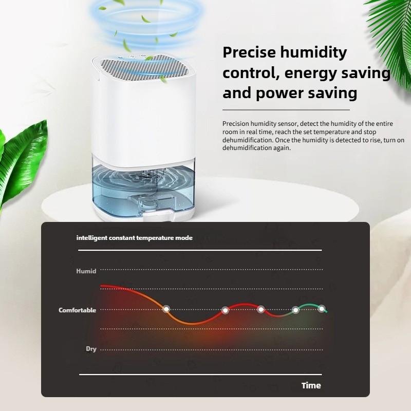 Household Bedroom Air Dryer Portable Dehumidification Drying Machine Basement Small Intelligent Dehumidifier