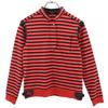 Border Long Sleeve Half Zip Cut S Red Series Women Used