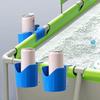 4Pcs Poolside Cup Holder Spill-proof Swimming Pool Side Cup Hanger Basket For Most Aboves Ground Pool Beverage Beer