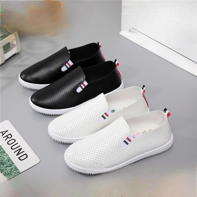 Fashion New Soft Soled Casual Shoes Versatile Women Breathable Casual Flat Bottomed Loafers High-quality PU Loafers Zapatos De Mujer