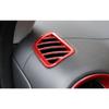 Instrument L&R Air Outlet Vent Cover Trim For Kia K3 Forte 2019-2022 Bright Red