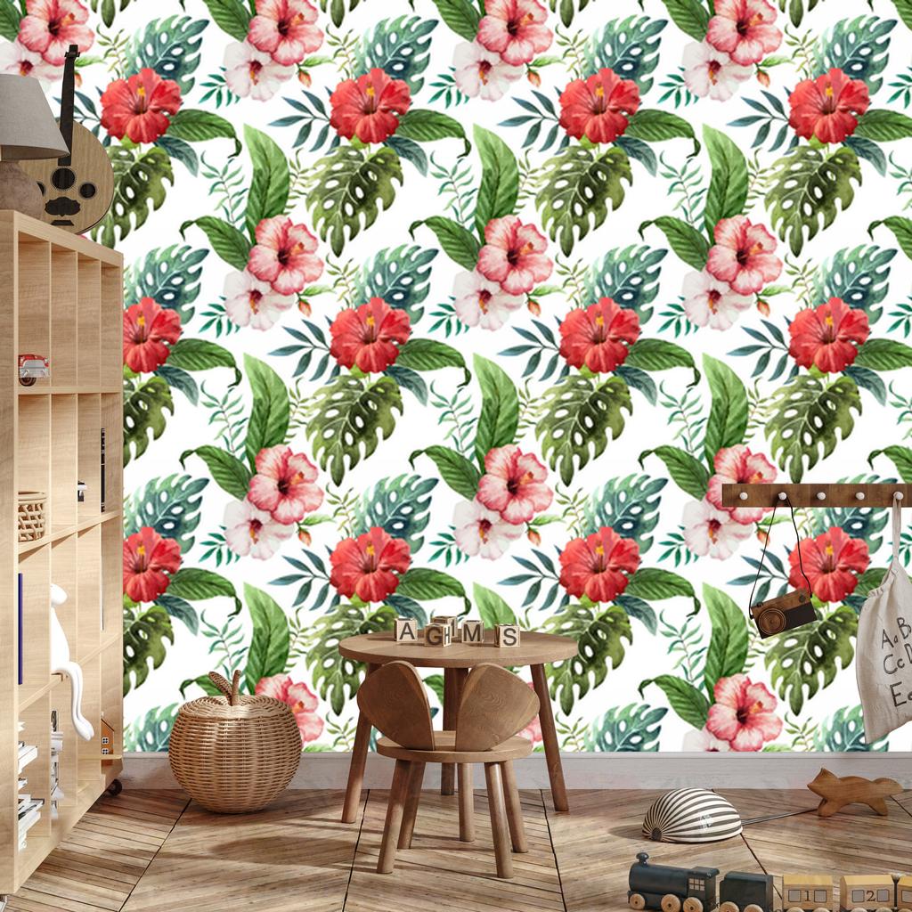 Colorful Flowers Wallpaper for Living Room and Bedroom 50x1000