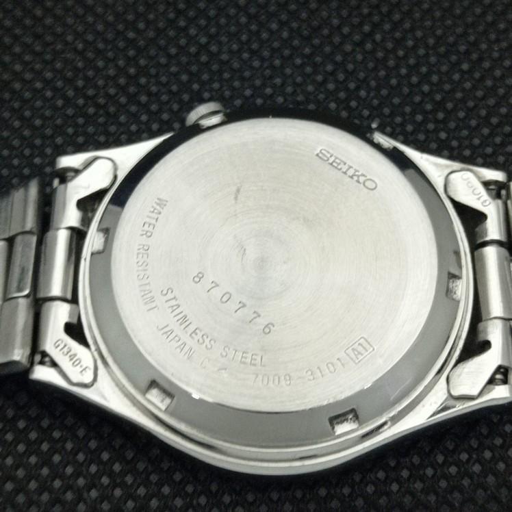 USED VINTAGE SEIKO 5 AUTOMATIC 7009A JAPAN MENS ORIGINAL DIAL WATCH a415776-2 SKU621d-a415776