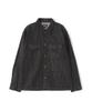 Schott NYC DENIM UTILITY JACKET, Men's, Size S, Black (782-4152003)