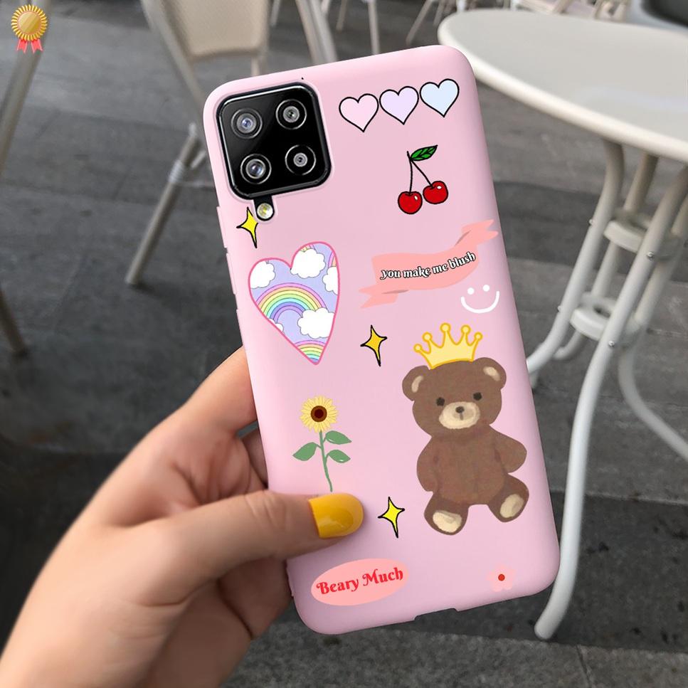 Für Samsung Galaxy A12 A42 Hülle Niedliche Cartoon Weiche Silikon Stoßstange Abdeckung Für SamsungA12 Funda Samsung A12 A42 A 12 42 Handyhülle