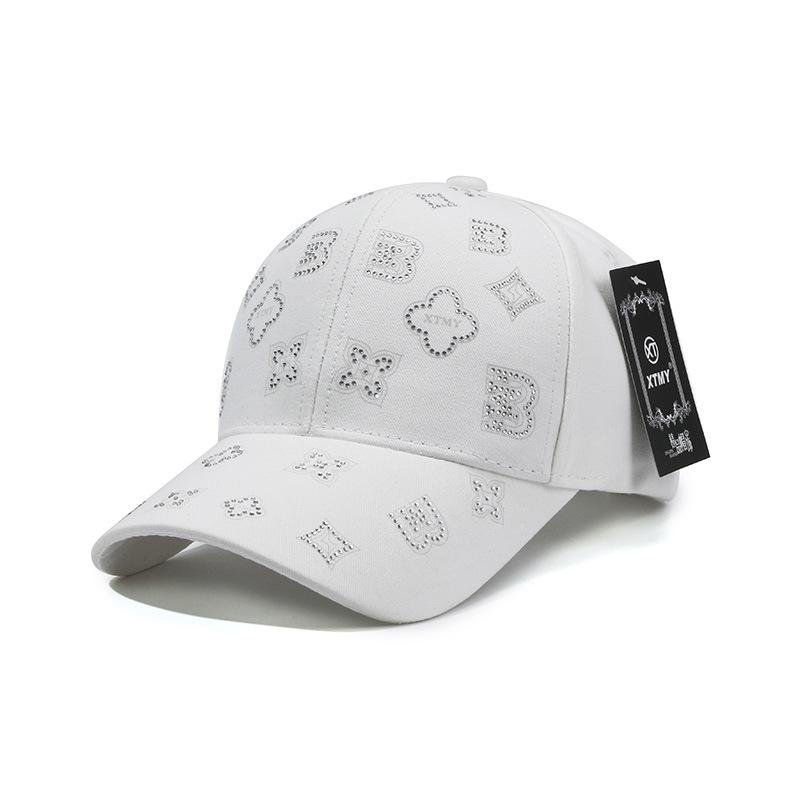 Berretto da Baseball Versatile Ombrello Cappello Parasole Tesa Larga Stampa Hot Diamond Versione con Visiera Curva Cappello Retrò da Uomo e Donna