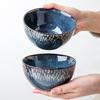 Fanxing Hand-Painted Kiln-Changed Glaze Ceramic Bowl Export 5 Inches Household Rice Bowl Eating Bowl Personalized Small Bowl