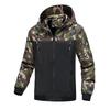 Giacca da uomo Giacca mimetica Tooling con cappuccio Color block Gioventù