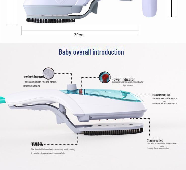 Tragbares Handdampfbügeleisen: Kompakte Faltenentfernung für Wohnheime und kleine Wohnungen