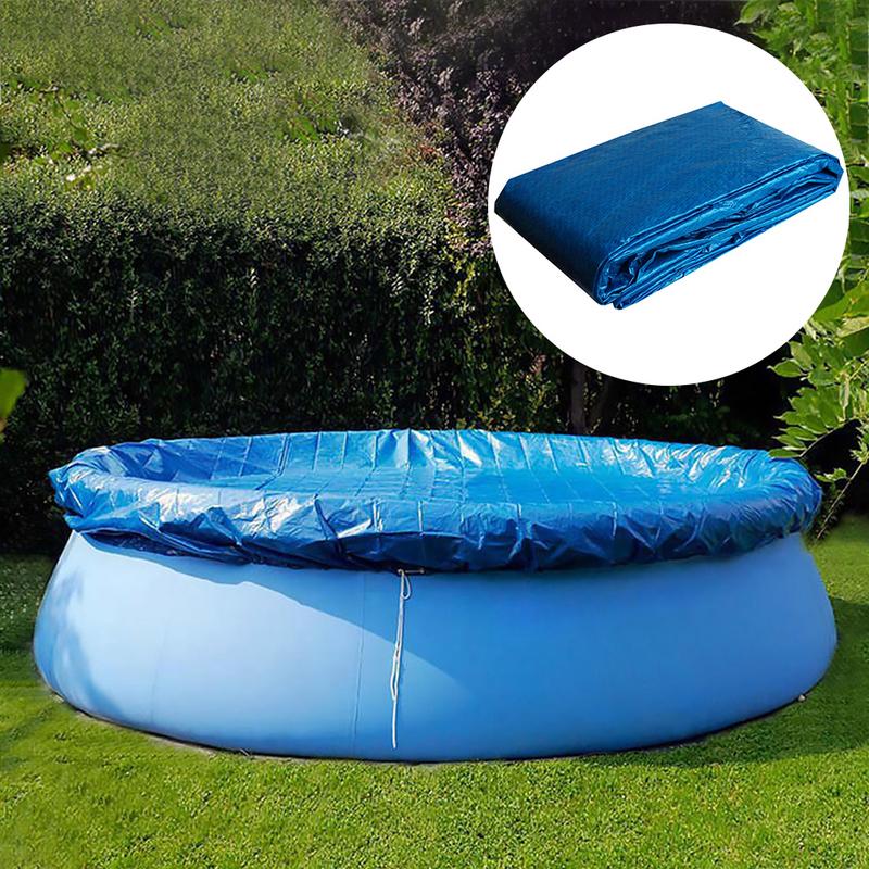 Swimming Pool Covers For Aboves Ground Pools For 6Ft / 183CM Round Aboves Ground Pool Cover Protective Rain Cloth