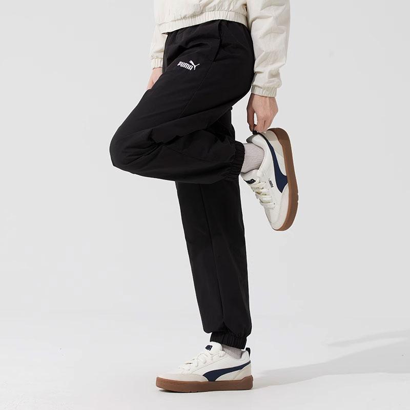 Puma Sports Lifestyle Series Ss25 Casual Mote Komfortable Allsidige Strikkede Sportsbukser Dame Underdeler Svart 688567-01