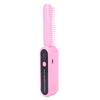 Portable Cordless Anion Hair Straightener Brush Folding Rechargeable 9 Temp Settings Hair Straightener Comb