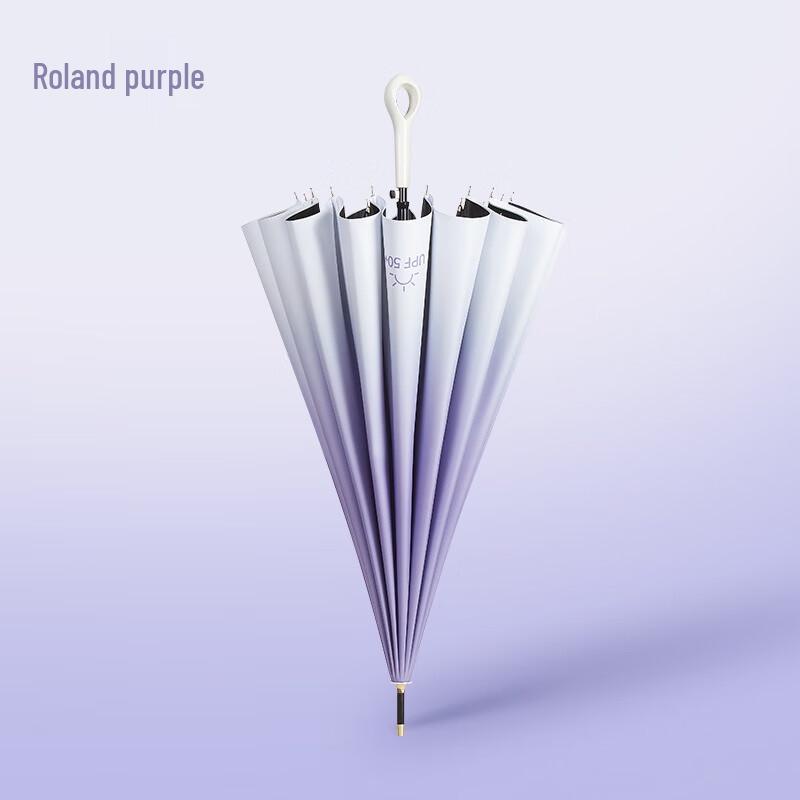 16-Rib Extra-Large Windproof UV Protection Straight Umbrella