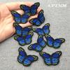 10Pcs Butterfly Patches Applique For Clothing Embroidery Patches On Clothes Diy Ironing Sewing Children Kids Stickers