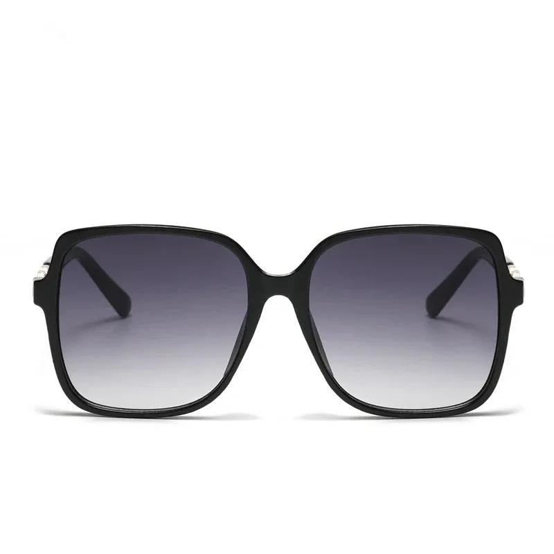 Retro Vintage Cat Eye Women Sunglasses Designer Fashion Black Sun Glasses Big Frame Cool Sexy Female Eyewear  Mujer