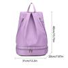 Lightweight Wet Dry Separation Fitness Bag Foldable Waterproof Swimming Backpack Large Capacity Expansion Travel Handbag Gym
