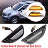 Sequential Flashing LED Turn Signal Side Marker Light Dynamic Blinker For Opel Mokka X Chevrolet Trax Buick Encore 2013-