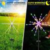 Solar Light Outdoor Waterproof Courtyard Garden Street Pathway Lamps Christmas Decoration Landscape LED Solar Firework Lights