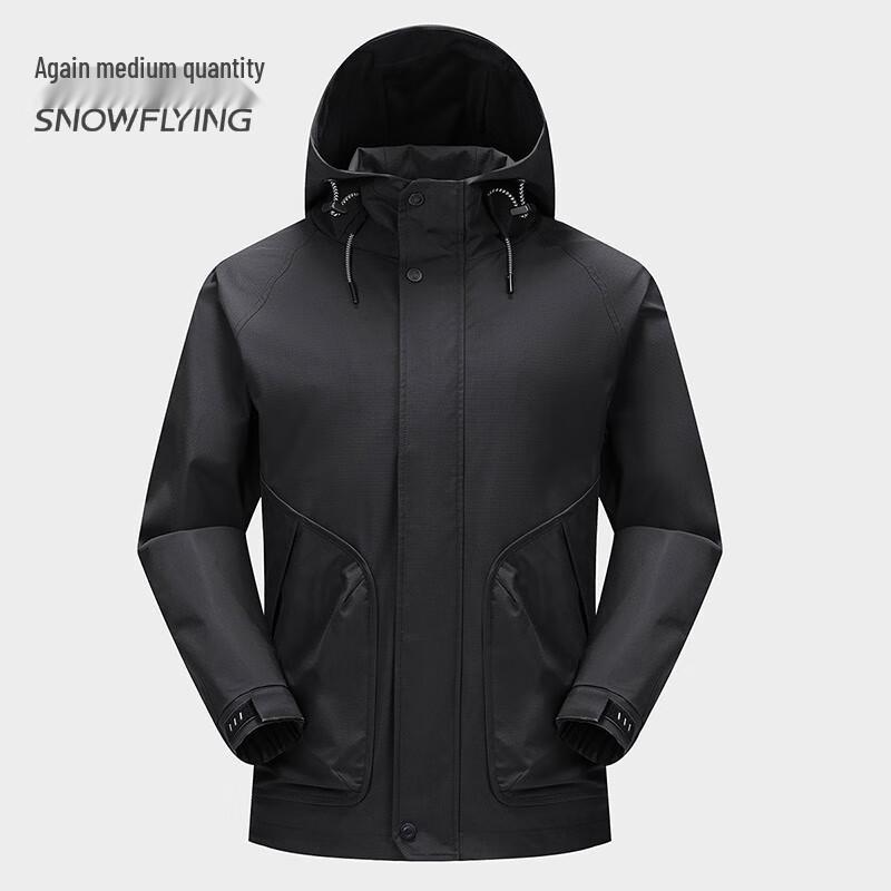 SNOWFLYING Men's 2025 Outdoor Hooded Jacket X405116041F