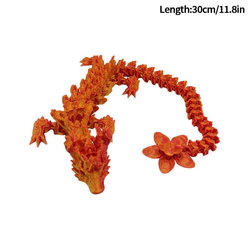3D Printed Snake Dragon 3d Printed Figures New Year Decoration Traditional Table Ornament 3d Toys Gifts for New Year 2025